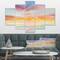 Designart - Pastel Pink And Blue Clouds - Traditional Premium Canvas Wall Art